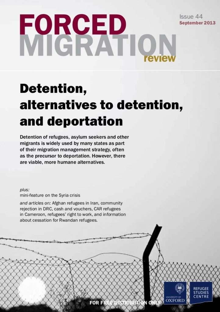 Forced Migration Review 44 – p92-93 Refugees’ Right to Work (2013)